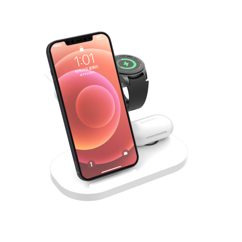 Three In One Wireless Charging Stand For Fast Charging Three In One Wireless Charging Stand For Fast Charging